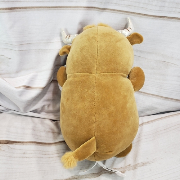 Squishmallows Wilfred Longhorn Cow HugMees Plush Stuffed Toy Hug Me 10 Inch 2022 - Picture 7 of 12